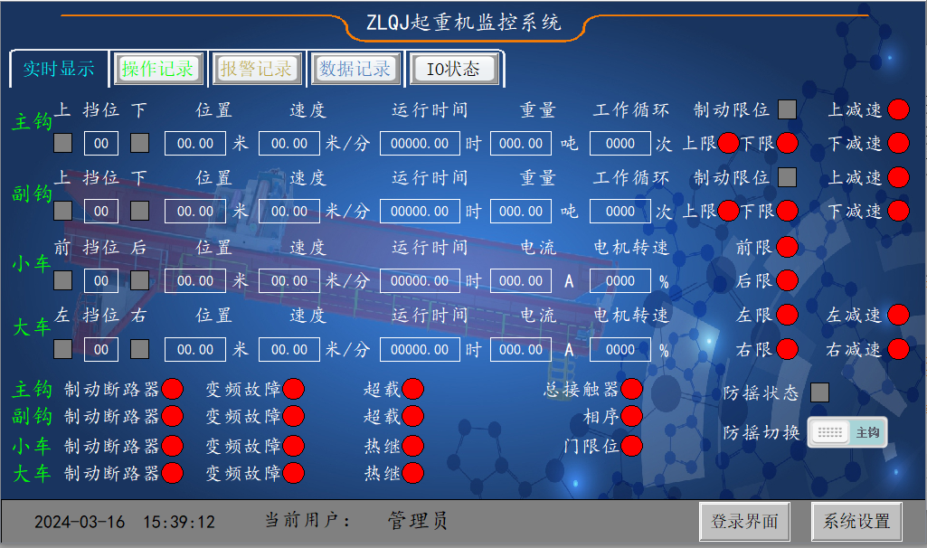 橋、門式起重機安全監(jiān)控系統(tǒng) 